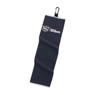Golf - Ręcznik do kijów golfowych Wilson Tri Fold Golf Towel (mikorfirbra, czarny, 52 x 40 cm) - miniaturka - grafika 1