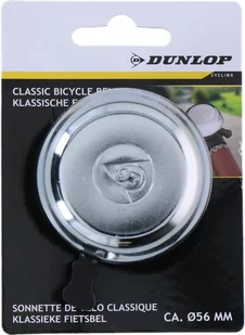 Dunlop, Dzwonek rowerowy Classic Silver, 56mm - Dzwonki do roweru - miniaturka - grafika 1
