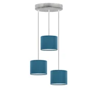 Lampy sufitowe - Regulowana lampa wisząca z trzema abażurami PUEBLO - miniaturka - grafika 1