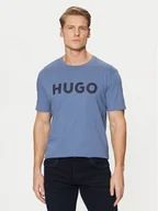 Koszulki męskie - HUGO T-Shirt Dulivio 50467556 Niebieski Regular Fit - miniaturka - grafika 1