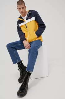 Kurtki męskie - Tommy Jeans kurtka męska kolor żółty przejściowa - grafika 1