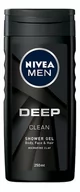 Żele pod prysznic dla mężczyzn - Nivea Żel pod prysznic Men Deep 250 ml - miniaturka - grafika 1