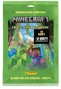 Minecraft Megazestaw Startowy Karty - Czasopisma - miniaturka - grafika 1