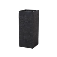 Donice - Blumfeldt Beliani czarna kwadratowa 26 x 26 x 60 cm DION - miniaturka - grafika 1