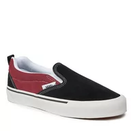 Trampki męskie - Tenisówki Vans Knu Slip VN0009QD2Q11 Black/Port - miniaturka - grafika 1