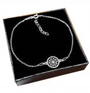 Bransoletki - Bransoletka celebrytka ażurek ażur srebro 925 - miniaturka - grafika 1