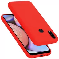 Etui i futerały do telefonów - Pokrowiec Do Samsung Galaxy A10s / M01s Etui w LIQUID CZERWONY TPU Silikon Case Cover Obudowa Ochronny Cadorabo - miniaturka - grafika 1