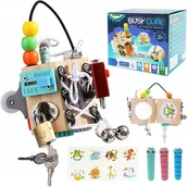 Zabawki sensoryczne - 2 x KOSTKA SENSORYCZNA STYMULUJĄCA DLA DZIECI EDUKACYJNA MONTESSORI ZI-36 - miniaturka - grafika 1