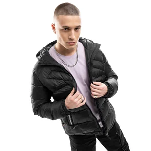 Kurtka puchowa lifestyle męska Siroko Tacca - Kurtki i kamizelki sportowe męskie - miniaturka - grafika 1