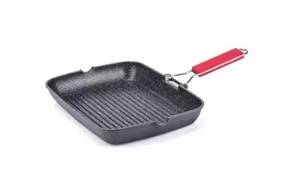 Moneta grillowa indukcja 34x24cm ze składaną rączką | A00A151434 - Patelnie - miniaturka - grafika 1
