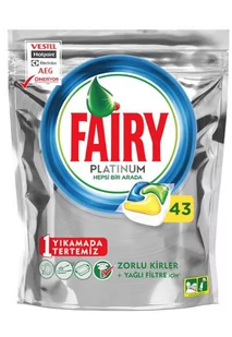 Fairy Platinum Tabletki do zmywarek 43 szt - Środki do zmywarek - miniaturka - grafika 1
