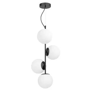 NOWOCZESNA LAMPA WISZĄCA CZARNA STELVIO W4 - Lampy sufitowe - miniaturka - grafika 1