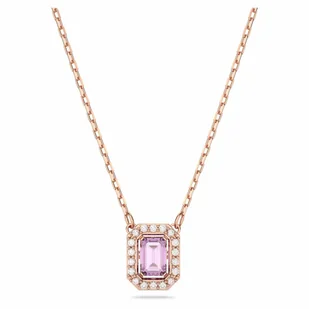 Naszyjnik Swarovski - Millenia, Purple, Rose Gold 5640291 - Naszyjniki - miniaturka - grafika 1