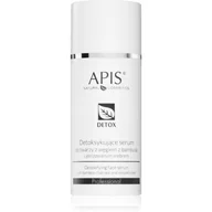 Serum do twarzy - Apis Professional Detoksykujące serum do twarzy z węglem z bambusa i jonizowanym srebrem - Professional Detox Detoxifying Face Serum With Carbon Bamboo And Ionized Silver - miniaturka - grafika 1