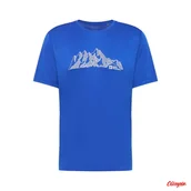 Koszulki męskie - Koszulka Męska Jack Wolfskin Peak Graphic T M - Vibrant Blue - miniaturka - grafika 1