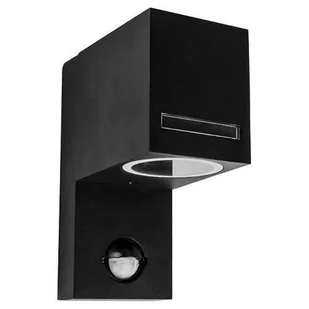 Ideus Zewnętrzna LAMPA ścienna FOREST C 03603 elewacyjna OPRAWA kinkiet z czujnikiem ruchu outdoor IP44 grafitowy 03603 - Lampy ogrodowe - miniaturka - grafika 1