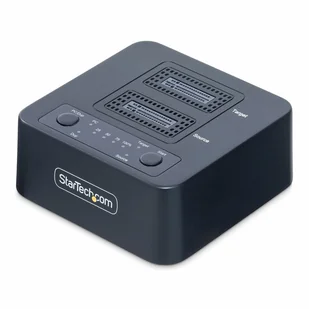 StarTech M2-HDD-DUPLICATOR-N1 duplikator Duplikator HDD/SSD 1 kopii Czarny - Duplikatory płyt - miniaturka - grafika 1
