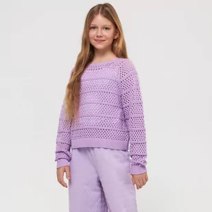 Sinsay - Sweter - Fioletowy - Swetry dla dziewczynek - miniaturka - grafika 1