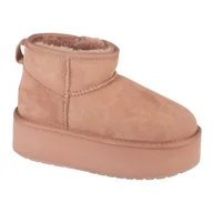 Śniegowce damskie - Buty Emu Australia Stinger Micro Flatform W13082-CARO różowe - miniaturka - grafika 1