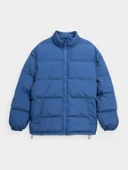 Kurtki męskie - Outhorn Kurtka zimowa OTHAW23TDJAM261 Niebieski Regular Fit - miniaturka - grafika 1