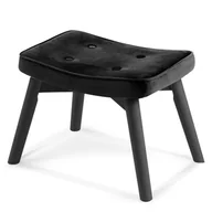 Pufy i podnóżki - Podnóżek do fotela, Norse, 52x37x38 cm, czarny - miniaturka - grafika 1