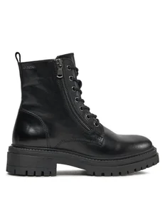 Geox Trapery D Iridea F D16HRF 00043 C9999 Czarny - Botki damskie - miniaturka - grafika 1