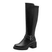 Kozaki damskie - Marco Tozzi Damskie 2-26605-45 modne kozaki, czarne, 40 EU, czarny, 40 EU - miniaturka - grafika 1