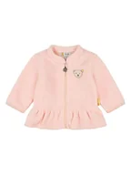 Bluzy i sweterki niemowlęce - Steiff Kurtka polarowa w kolorze jasnoróżowym - miniaturka - grafika 1