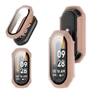 Akcesoria do smartwatchy - Etui 2w1 + szkło Vanfone do Xiaomi Mi Band 8, różowe - miniaturka - grafika 1