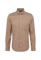 Koszule męskie - Seidensticker Koszula męska, brązowy, 40 - miniaturka - grafika 1