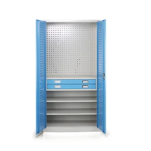 B2B Partner Szafa warsztatowa z szufladami, 1850x9ě0x500 mm C053 - Szafy i regały magazynowe - miniaturka - grafika 1