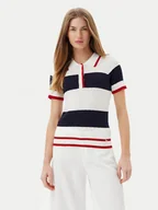 Swetry damskie - ARTIGLI Sweter ACMA001937 Biały Regular Fit - miniaturka - grafika 1