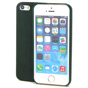 Etui na telefon komórkowy Apple iPhone 8 TPU o wyglądzie drewna zielona okładka - Etui i futerały do telefonów - miniaturka - grafika 1