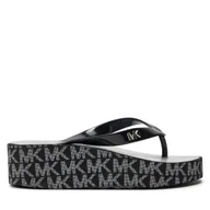 Buty dla dziewczynek - Japonki MICHAEL KORS KIDS MK100956 Czarny - miniaturka - grafika 1