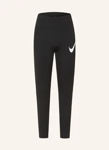 Nike Legginsy Do Biegania Tempo Swoosh Run schwarz - Legginsy - miniaturka - grafika 1