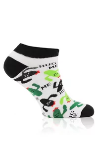 Skarpetki stopki męskie S167S Picos, Kolor biało-czarno-zielony, Rozmiar 41-43, Italian Fashion - Primodo.com - Skarpetki męskie - miniaturka - grafika 1