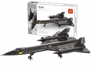 Samoloty i helikoptery - KLOCKI SAMOLOT BLACKBIRD SR-71 ZABAWKA DLA DZIECI 183 ELEMENTY - miniaturka - grafika 1