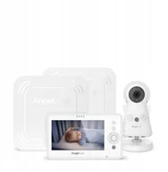 Elektroniczne nianie i monitory oddechu - Angelcare AC25-SP 3 w 1 monitoring dziecka wideo audio ruch z 2 matami - miniaturka - grafika 1