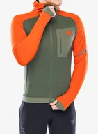 Bluzy sportowe męskie - Bluza rozpinana Dynafit Radical Polartec Hooded Jacket - dawn orange - miniaturka - grafika 1