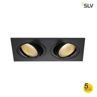 Lampy sufitowe - Spotline New Tria 2 (2700K) Czarny (113890) - miniaturka - grafika 1