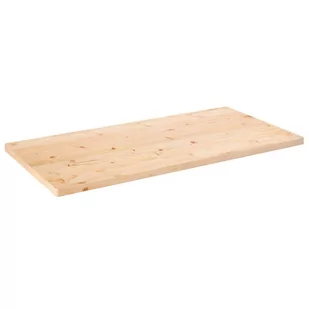 Blat stołu, 110x60x2,5 cm, lite drewno sosnowe, prostokątny Lumarko! - Meble modułowe i akcesoria - miniaturka - grafika 1