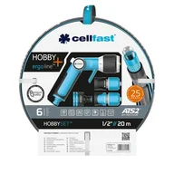 Węże ogrodowe i zraszacze - Cellfast Cell Fast Zestaw ogrodowy 20m 1/2&quot Hobby Ergo Line - miniaturka - grafika 1