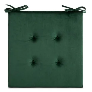 Poduszka na siedzisko Gaja 40 x 40 cm ciemnozielony - Poduszki dekoracyjne - miniaturka - grafika 1