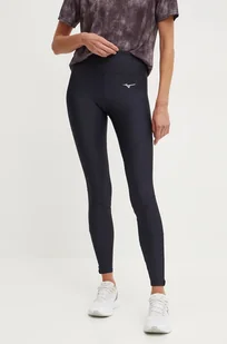 Mizuno legginsy do biegania Impulse Core kolor czarny wzorzyste J2GBB208 - Legginsy - miniaturka - grafika 1