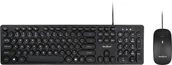 Zestawy myszka + klawiatura - Zestaw klawiatura i mysz przewodowa Rebel WDS200 KOM1027 - miniaturka - grafika 1