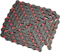 Łańcuchy rowerowe - KMC DLC 12 Łańcuch rowerowy 12-rzędowe, black/red 126 ogniwa 2020 Łańcuchy 240659 - miniaturka - grafika 1
