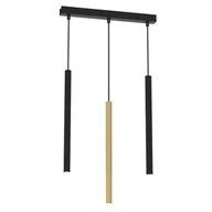 Lampy sufitowe - Lampa wisząca nowoczesna MONZA BRASS 3xG9 max 8W LED MLP8841 - Milagro - miniaturka - grafika 1