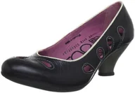 Czółenka - Fly London Fiji czółenka damskie, czarny - Czarny Black Beige 005-35 EU - miniaturka - grafika 1