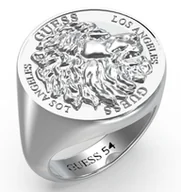 Pierścionki - Biżuteria GUESS JUMR03014JWS. Pierścionek, Kolor szary. Mężczyzna. - miniaturka - grafika 1