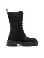 Botki damskie - Simple Trapery SL-52-02-000089 Czarny - miniaturka - grafika 1